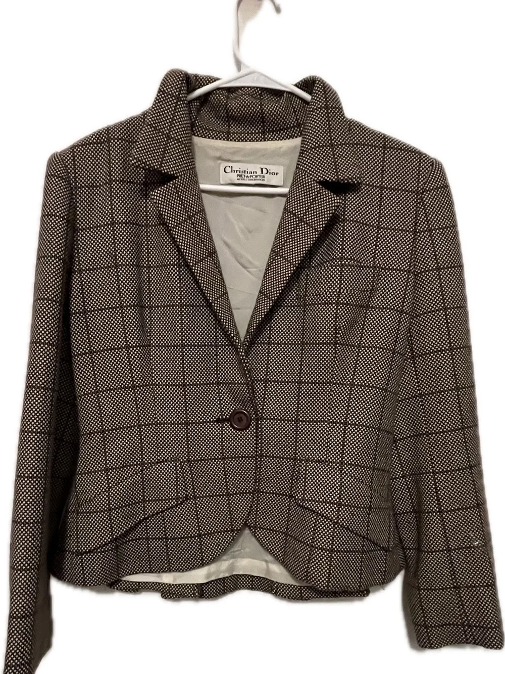 Vintage Dior blazer tweed